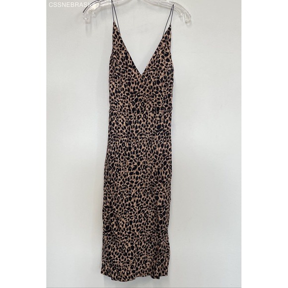 Topshop Dresses & Skirts - Topshop Brown Leopard Print Pencil Dress - Size‎ 8